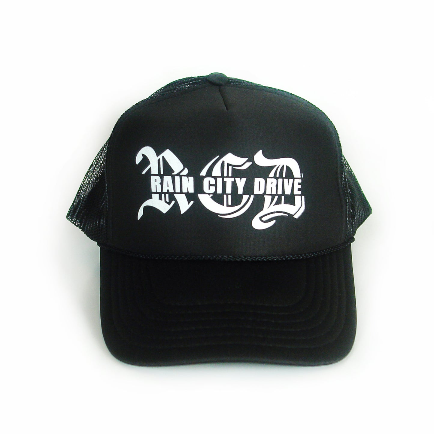 Blackletter Logo - Black Trucker Hat