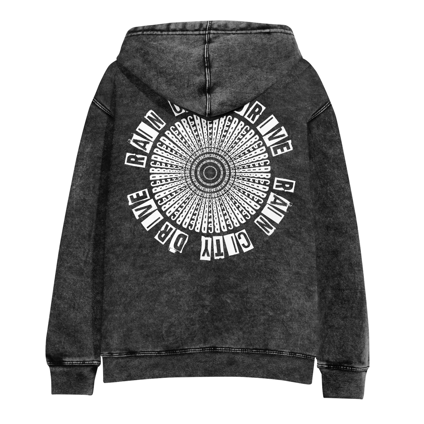 Ransom - Mineral Wash Hoodie back